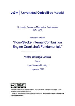 “Four-Stroke Internal Combustion Engine Crankshaft Fundamentals”