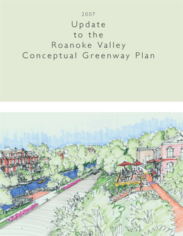 Input to the Update of the Roanoke Valley Conceptual Greenway Plan