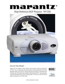 High Definition DLP Projector VP-12S2