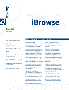 Ibrowse Product Profile