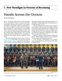 Hands Across the Oceans by Dennis Speed
