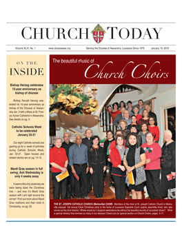 The Church Today, Jan. 19, 2015
