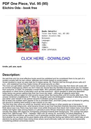 &lt;Aee8537&gt; PDF One Piece, Vol. 95 (95) Eiichiro