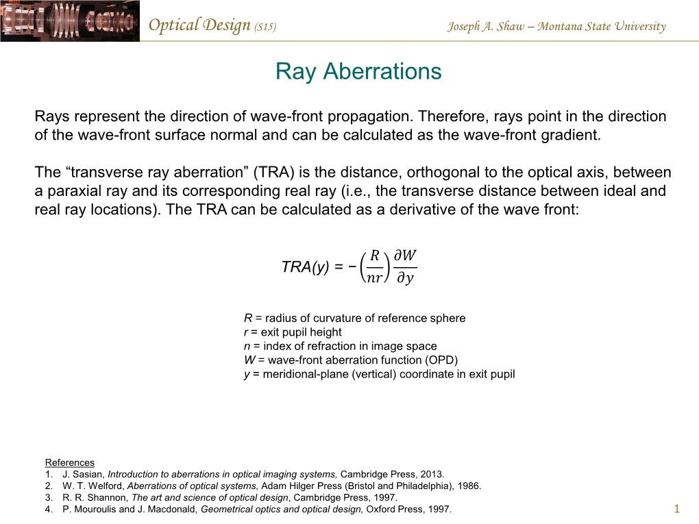 Ray Aberrations