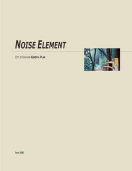 City of Oakland Noise Element