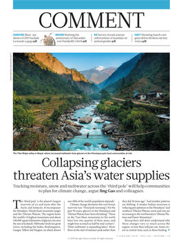 Collapsing Glaciers Threaten Asia's Water Supplies