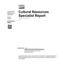 Cultural Resources Agriculture