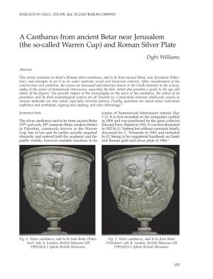 (The So-Called Warren Cup) and Roman Silver Plate