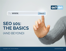 Seo 101: the Basics (And Beyond)