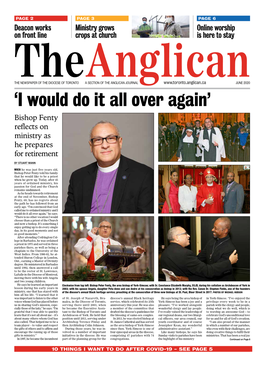 Read the June Issue of the Anglican
