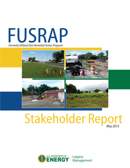 FUSRAP Stakeholder Report 3.Cdr