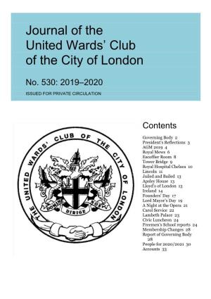 Journal of the United Wards' Club of the City of London