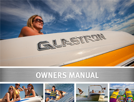 Glastron All Boats 20Xx Owners Manual