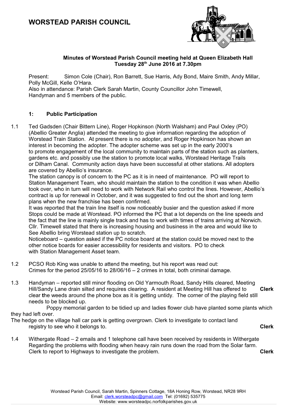 Worstead Parish Council