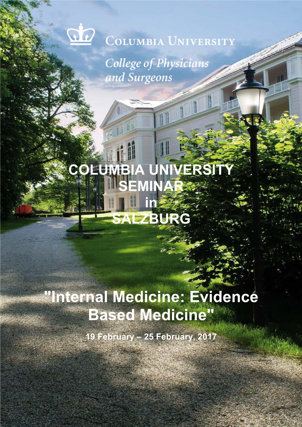 "Internal Medicine: Evidence Based Medicine"