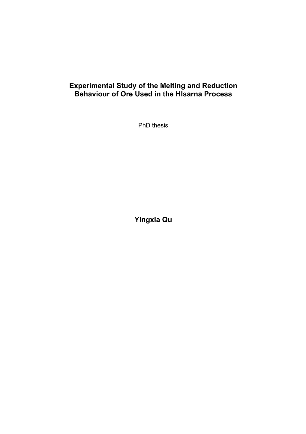 Good Quality-Final Version of Thesis-Yingxia Qu