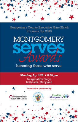 2019 Montgomery Serves Awards Program
