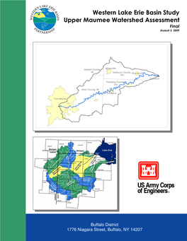 Western Lake Erie Basin Study Upper Maumee Watershed Assessment Final August 3, 2009
