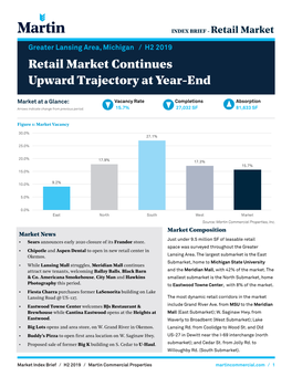 Retail Market Continues Upward Trajectory at Year-End