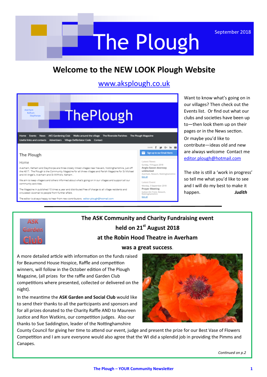 The NEW LOOK Plough Website