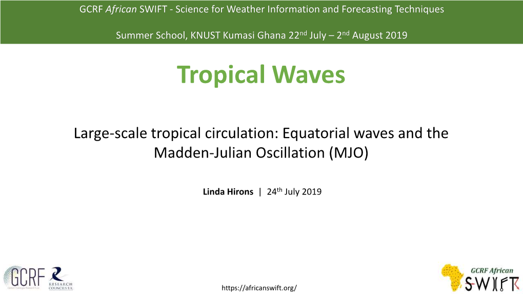 Tropical Waves