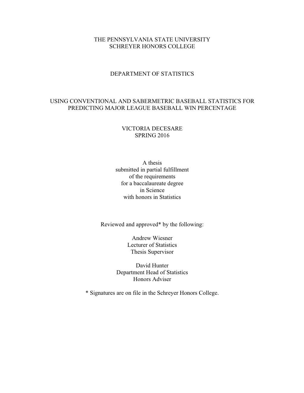 Open Victoria Decesare Thesis - Final.Pdf