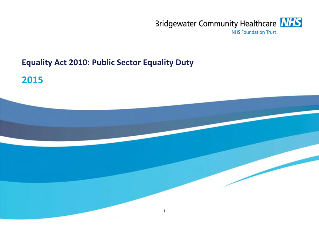 Equality Act 2010: Public Sector Equality Duty