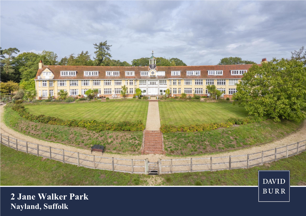 2 Jane Walker Park, Nayland, Colchester, Suffolk, CO6 4JW