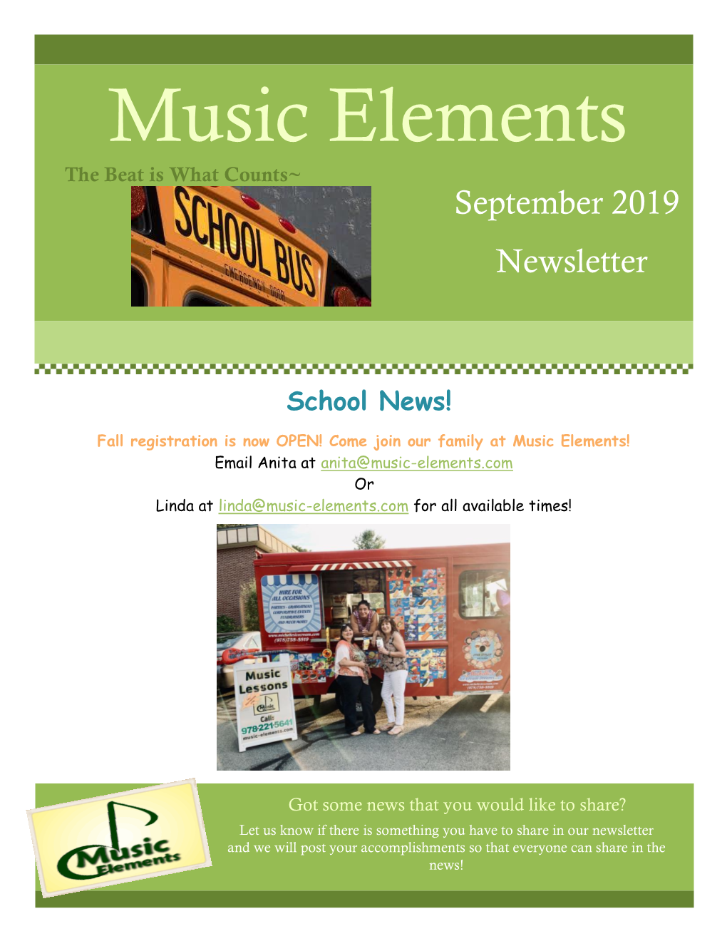 September 2019 Newsletter