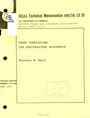 NOAA Technical Memorandum NWSTM CR 38 .U61 No.38 U.S