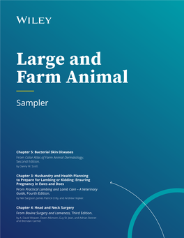 Large and Farm Animal