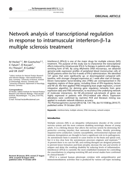 1A Multiple Sclerosis Treatment