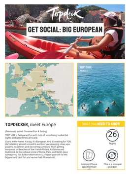 Get Social: Big European