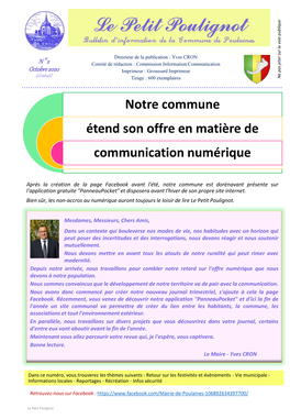 Le Petit Poulignot Bulletin D’Information De La Commune De Poulaines