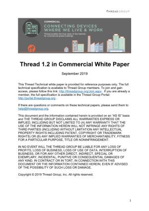Thread 1.2 in Commercial White Paper