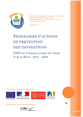 Programme D'actions De Prévention Des Inondations (PAPI 2)