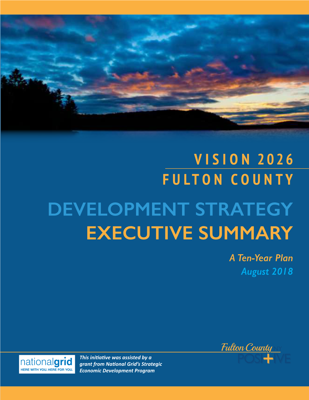 DEVELOPMENT STRATEGY EXECUTIVE SUMMARY a Ten-Year Plan August 2018