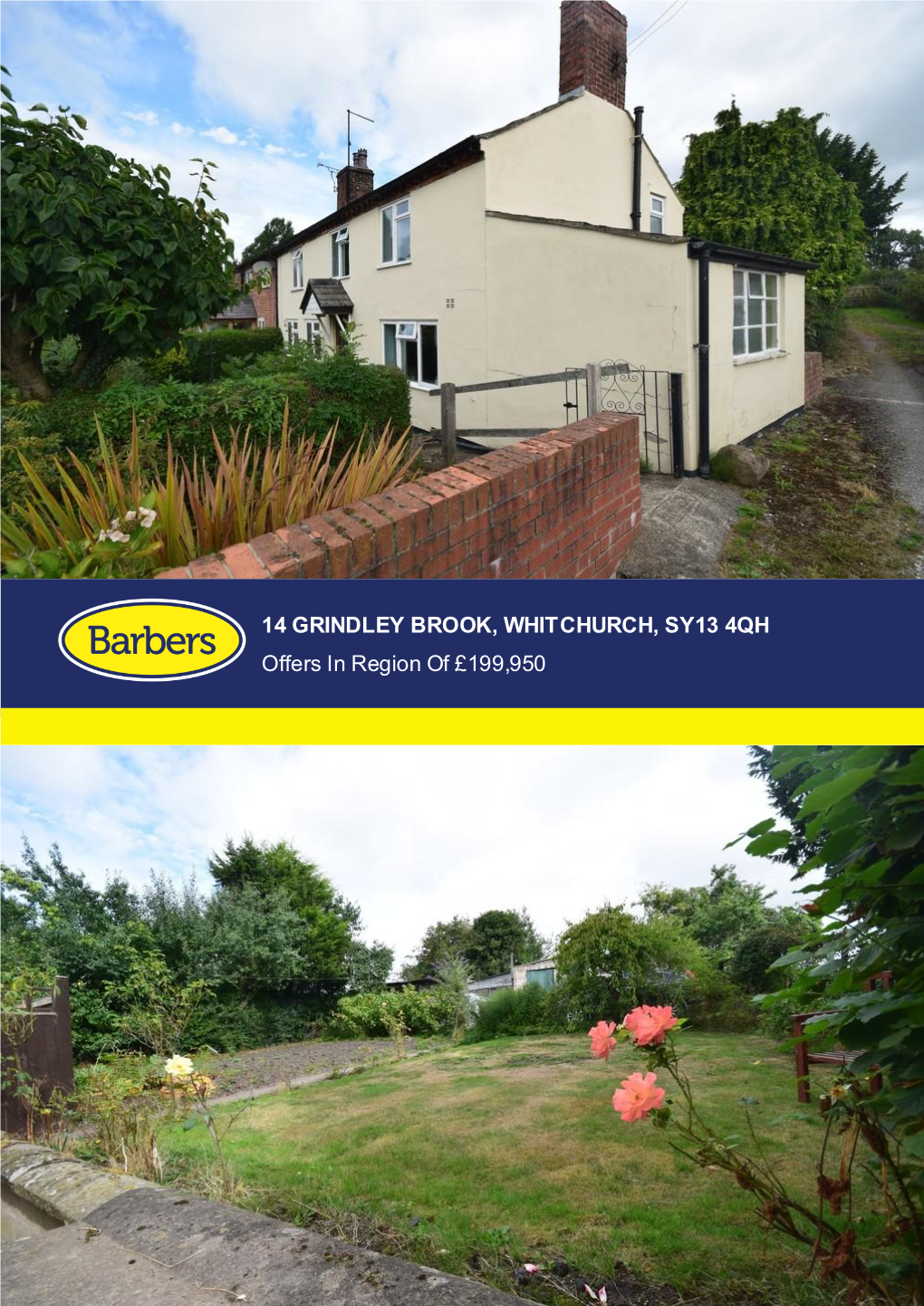 14 GRINDLEY BROOK, WHITCHURCH, SY13 4QH Offers in Region of £199,950