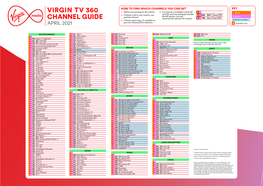 Virgin Tv 360 Channel Guide