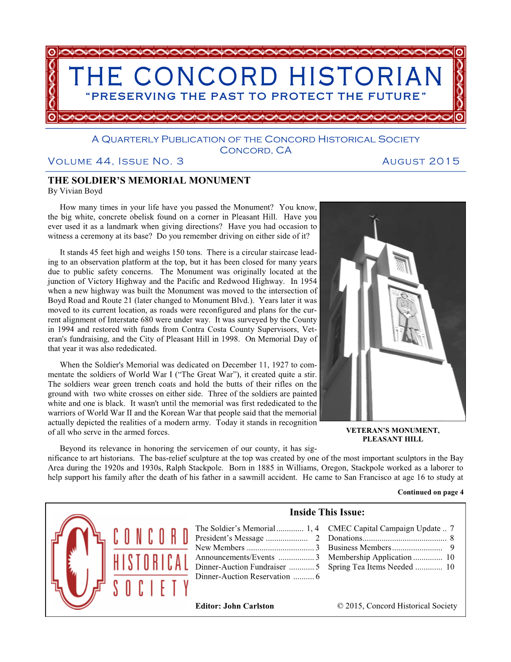 THE CONCORD HISTORIAN Page 2