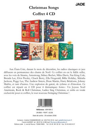 Christmas Songs Coffret 4 CD