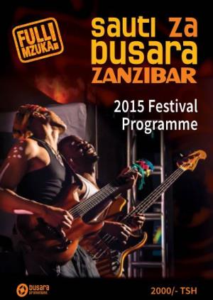 2015 Festival Programme