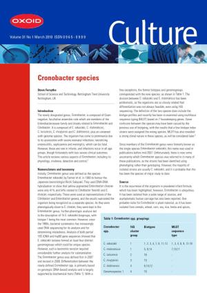 Cronobacter Species