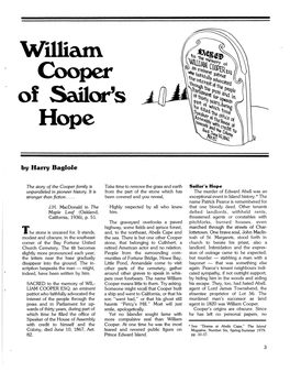 William of Sailor's Hooe