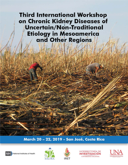 Third International Workshop on Chronic Kidney Diseases of Uncertain/Non-Traditional Etiology in Mesoamerica and Other Regions