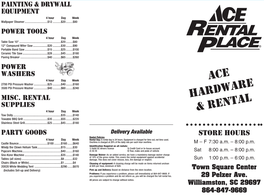 Ace Hardware & Rental