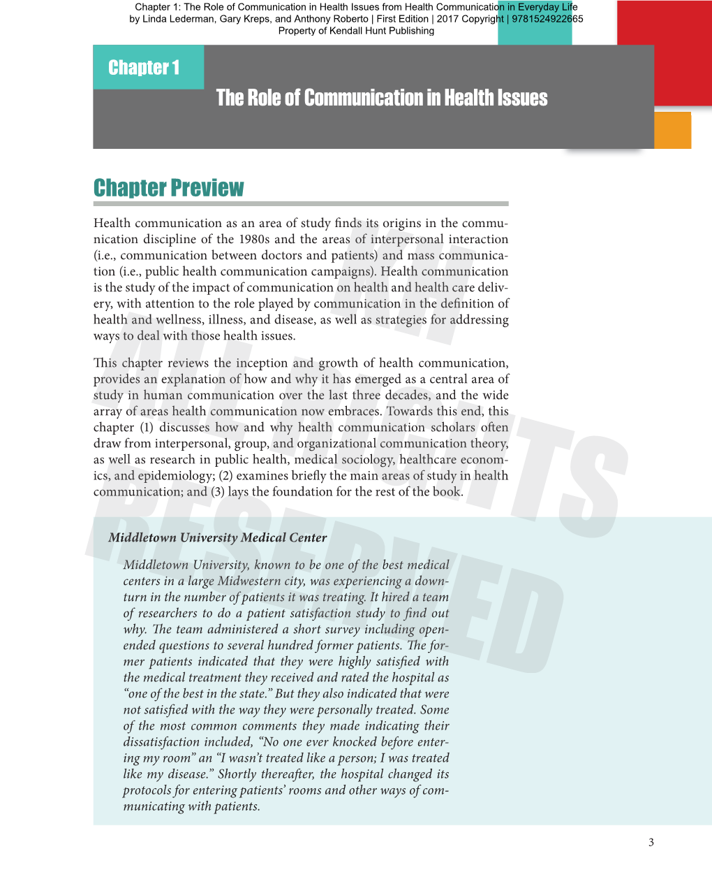 The Role of Communication in Health Issues