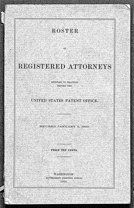 Registered Attorneys