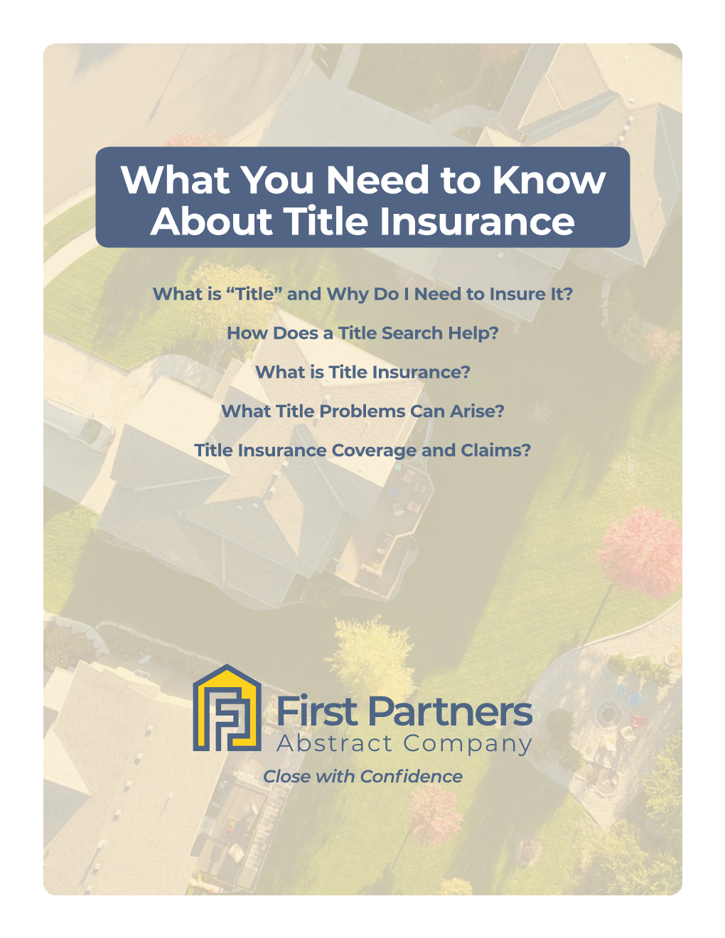 What You Need to Know About Title Insurance