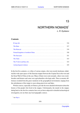 13 Northern Nomads